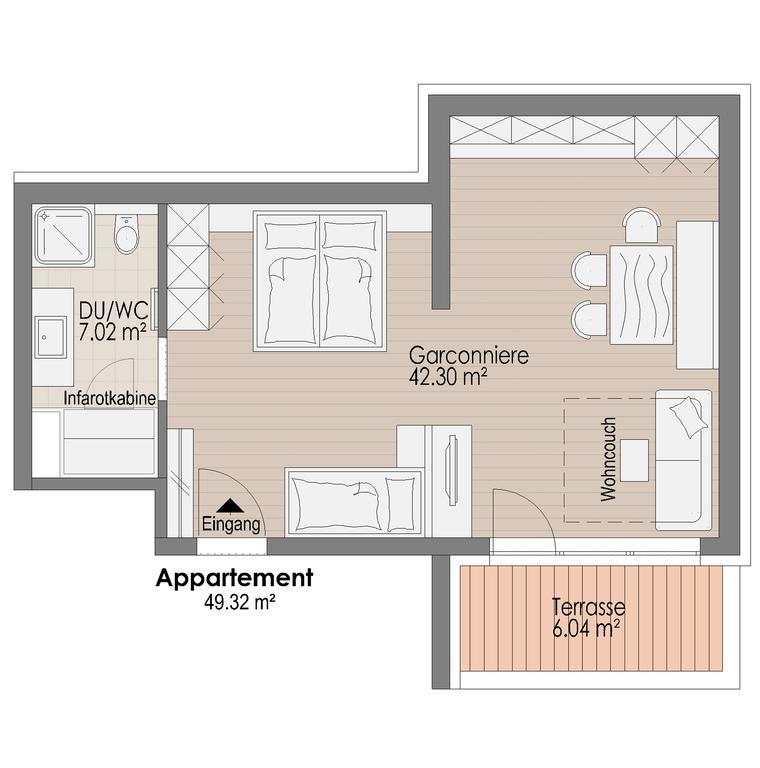Lux Appartements Ischgl Oda fotoğraf